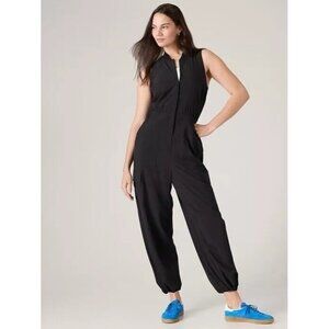 ATHLETA Brooklyn Utility Jumpsuit Black 14